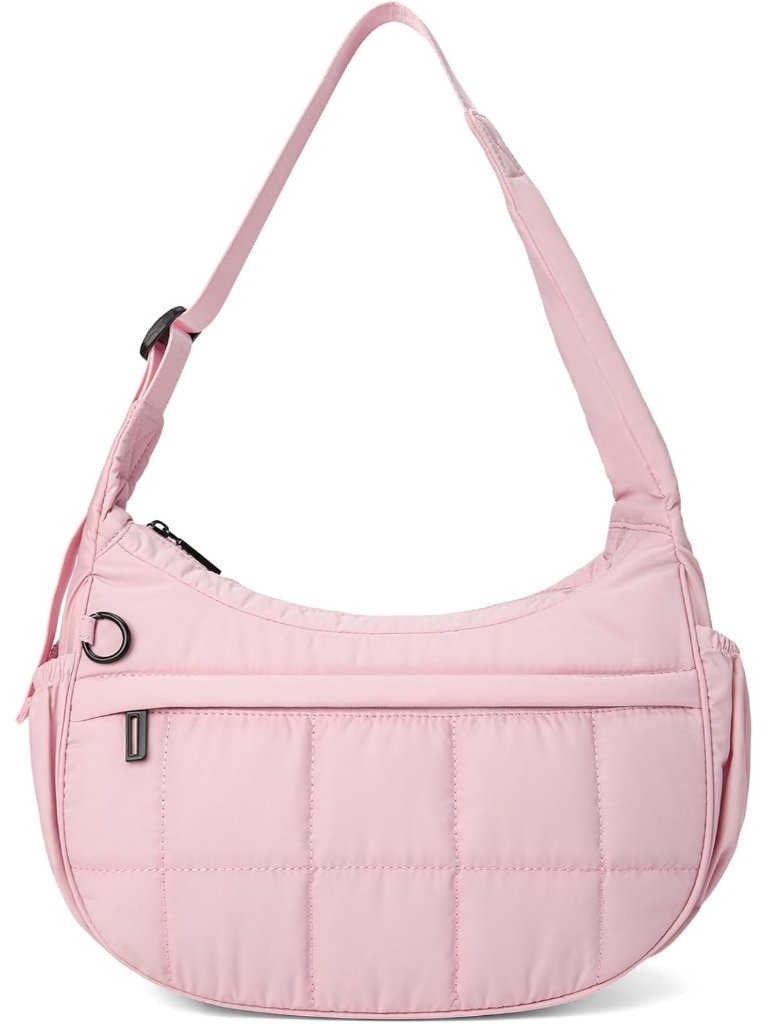 Shoulder Bag For Women Small Puffer Purses Crescent Bag Hobo Handbags With Adjus
